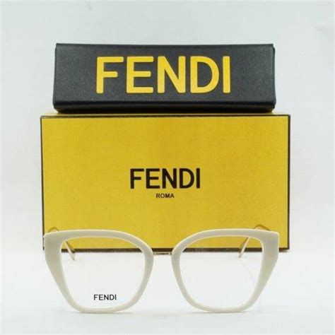 NEW FENDI FE50011I 025 Ivory 51mm 